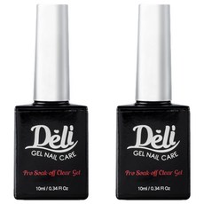 Deli Beauty Pro Sok Off 透明凝膠 10ml, 單色, 2個