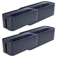 litem. 里特 Cable O Plus 收納盒, 灰色, 4個