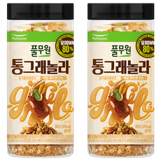 풀무원 통그래놀라 저당 귀리 앤 넛츠, 230g, 2개