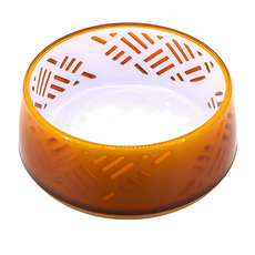 DoggyMan 多格漫日式禪風碗 93409 S號(12 x 5cm) 犬用, 月光黃, 1個