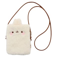 MOLANG 萌浪兔 手機袋, 萌浪大臉 白色, 1個