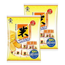 旺旺 米CHEESE厚脆片經濟包 奶素, 350g, 2袋