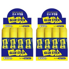 MUNGYO 紙張防皺透明固體膠, 38g, 24個