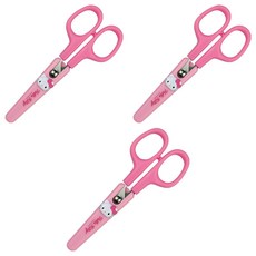 바이하츠 안전캡 가위, 헬로키티, 3개