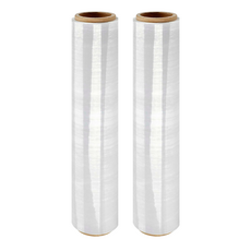 OJ 歐健膠品 PE高韌度伸縮膠膜 2捲, 透明, 1組