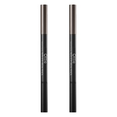 Ottie 韓國原廠直供 Natural Drawing 自動眉筆 0.2g, 03 Grey Brown, 2支