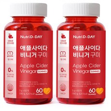 Nutri D-DAY 蘋果西打醋軟糖果凍, 180g, 2盒