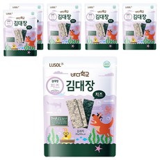 LUSOL 烘烤海苔 酥脆可口 無添加鹽油, 起司, 20g, 6包