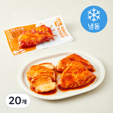 육식토끼 닭가슴살 떡볶이 맛 (냉동), 100g, 20개, 1개입