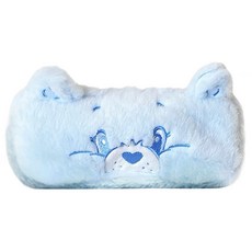 Care Bears 彩虹熊 療癒絨毛造型大容量多用途收納包 絨布材質, 藍色, 21 x 8 x 6cm