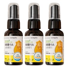 NUTRA LIFE 蜂膠噴霧, 3瓶, 30ml