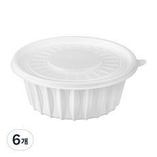 탐사 일회용 면용기 195 중 [1.05L], 6개, 100개입
