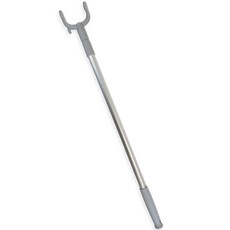 LL Living 衣架夾 伸縮桿 掛衣桿 中, 灰色, 1個