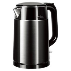 Solac 雙層防燙快煮壺 食品級304不鏽鋼 1.7L容量 英國Strix溫控器, SHB-3251K, 1個