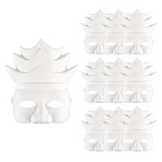 Uniart 紙面具 大監, 白色, 10個