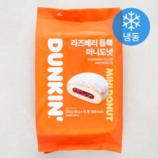 던킨도너츠 라즈베리 듬뿍 미니도넛 (냉동), 1개, 250g