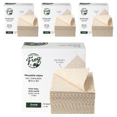 프로그 하루에 한장씩 빨아쓰는 행주, 50개입, 4개