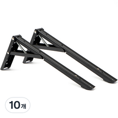 ZioBiz 折疊式層架 大型, 10個, 黑色