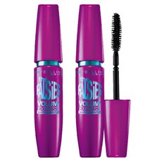 메이블린 뉴욕 폴시 래쉬 워터프루프 마스카라 9.2ml, 블랙, 2개