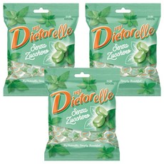 DIETORELLE 無糖糖果 薄荷口味, 70g, 3袋