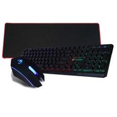 G-CLICKER RAINBOWS 鍵盤鼠標套組 + PAD, GMK-200, 混合顏色, 一般型