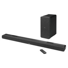 DENON 天龍 3.1.2 聲道 Dolby Atmos Soundbar 兩件式家庭劇院, DHTS517BKE3, 黑色, 1組