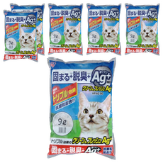 IRIS OHYAMA 愛麗思歐雅瑪 抗菌貓砂, 9L, 6包