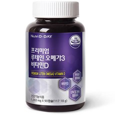 NutriD-DAY 葉黃素+omega-3+維他命D膠囊, 1罐, 90顆