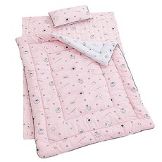 SIEUNDECO Pororo圓點被套組, 粉色