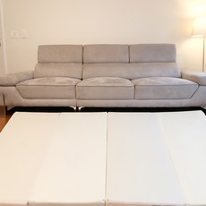 매트메이트 층간소음방지 폴더매트 4단, 크림