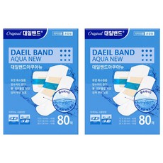 대일밴드 아쿠아뉴 방수밴드, 80개입, 2개