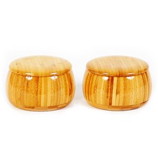 Bethel sports 運動用高級竹製圍棋罐 2入, 單一顏色