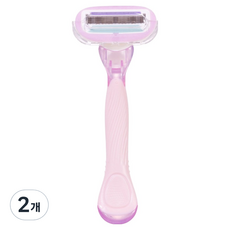 아이로우 女性用除毛刀 紫色, 2個, 1入