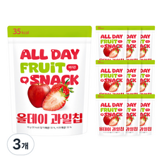 All Day 水果脆片 10入, 3個, 100g