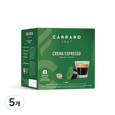 까라로 돌체구스토 호환 크레마 에스프레소 캡슐커피, 7g, 30개입, 5개
