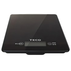 TECO 東元 數位食物秤 3kg XYFWT701 觸控式 LCD螢幕顯示 多單位轉換, Black