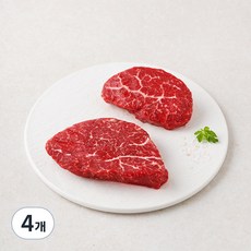 화담우 한우 안심 1+등급 구이용 (냉장), 200g, 4개
