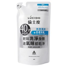 LUCIDO 倫士度 去味沐浴露補充包, 1包, 380ml