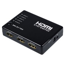 Alanview HDMI 五進一出切換器 FHD 1080P 附遙控器, DK305, 1個