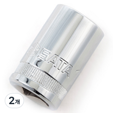 사타 12.5mm 12각 소켓 16mm 13607, 2개