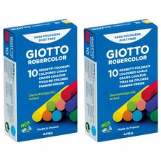 GIOTTO 無毒環保粉筆(10色), 538900, 10支, 20支