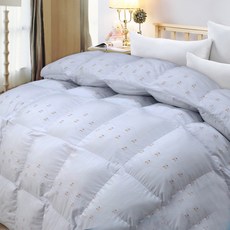 INDIAN 印地安 石墨烯發熱羽絲絨雙人被, 素色