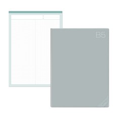 there's B5文件資料夾 + B5筆記本, 1套, 薄荷