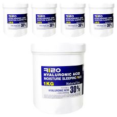 KIROCOS 玻尿酸保濕晚安面膜霜, 1kg, 5罐