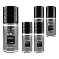 GATSBy 止汗體香滾珠 夜幕迷慾, 50ml, 5個