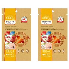 RIVERD REPUBLIC 鮮味果泥 小動物用 雞肉蘋果+雞肉草莓 6條 Set, 純天然無添加 適合鼠、兔、蜜袋鼯等小動物食用, 30g, 2包