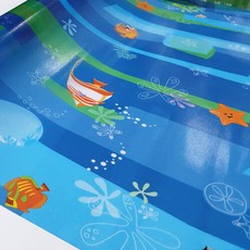 한국시트 무점착 창문시트지 KOR-421, 물고기칼라, 90 x 300 cm