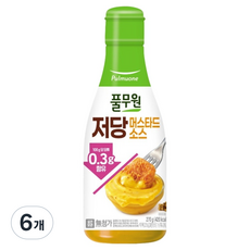 풀무원 저당 머스타드소스, 270g, 6개