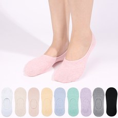 Doobalro 女性粉彩隱形襪10雙