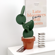 DEMIMOOD EVA 卡梅洛仙人掌茶杯墊, 混合顏色, 1個